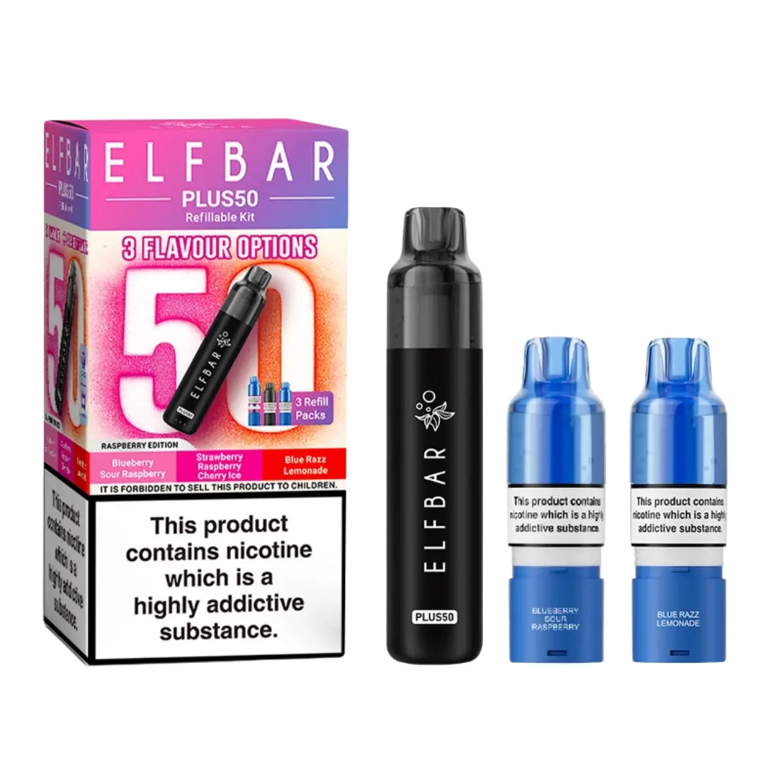 Elf Bar Plus 50 Prefilled & Reusable Pod Kit