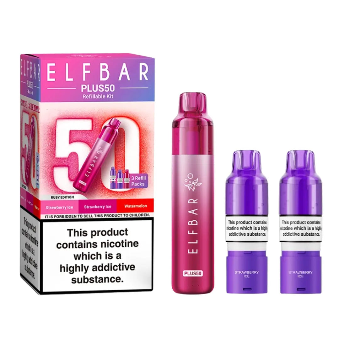 Elf Bar Plus 50 Prefilled & Reusable Pod Kit