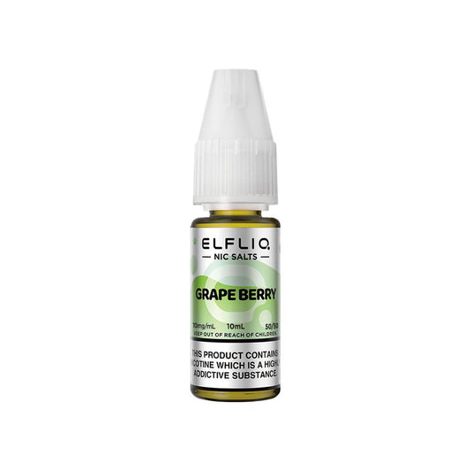 ELFBAR Elfliq Grape Berry - Sel de Nikotin 10 ml