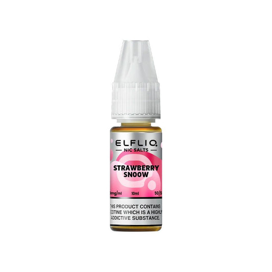 ELFBAR Elfliq Strawberry Snoow (Strawberry Ice Cream) - Sel de nicotine 10ml