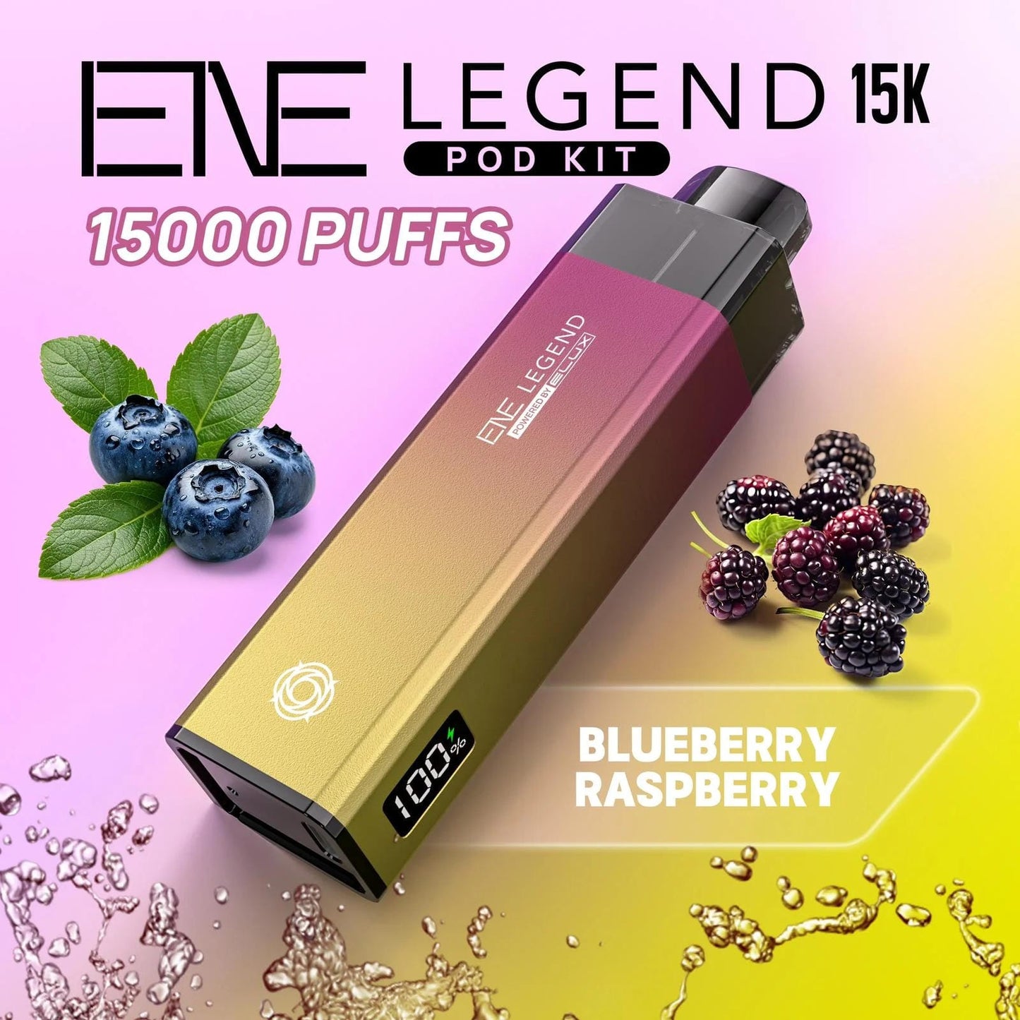 Elux ENE Legend 15k Puffs Prefilled Pod Kit | Box of 5