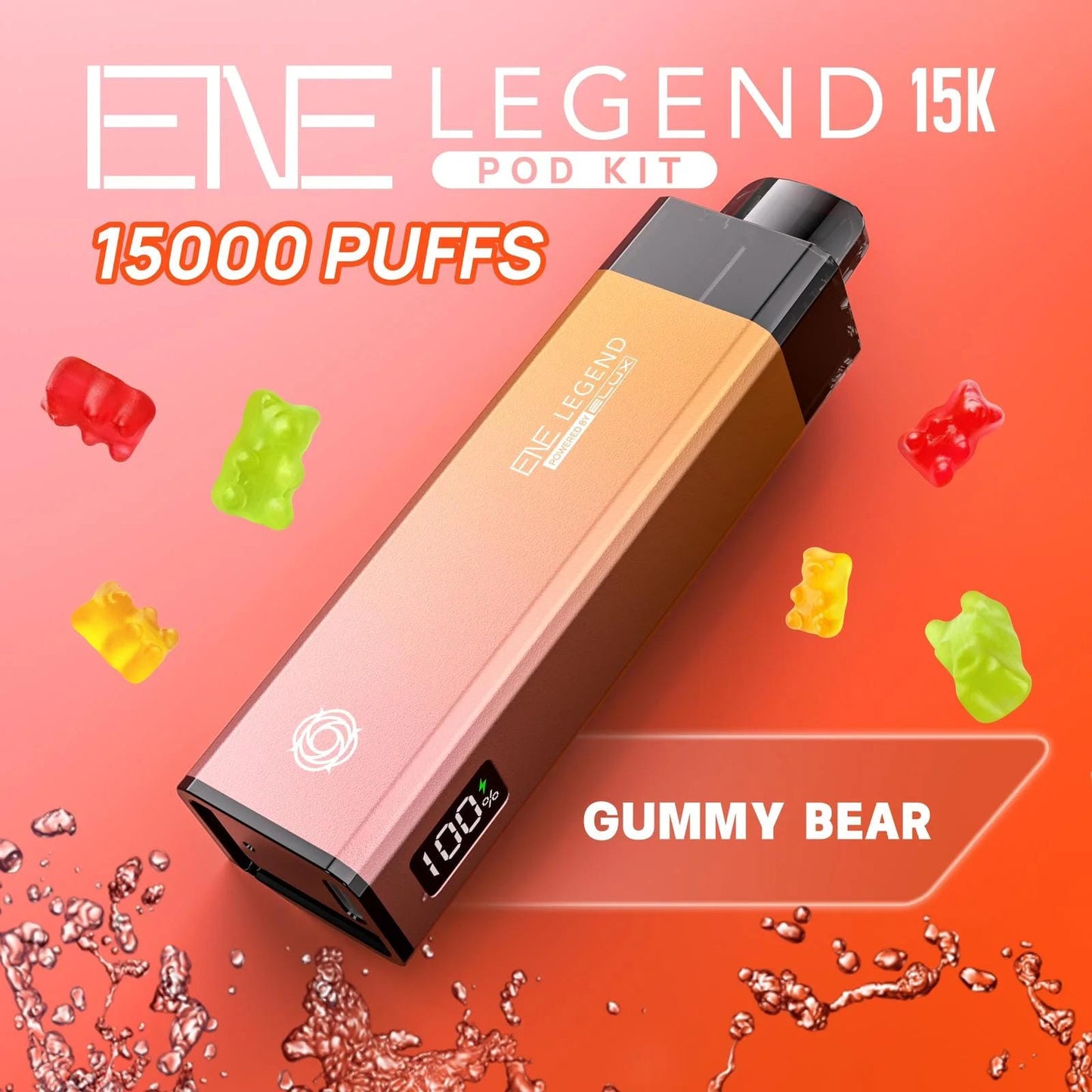 Elux ENE Legend 15k Puffs Prefilled Pod Kit | Box of 5