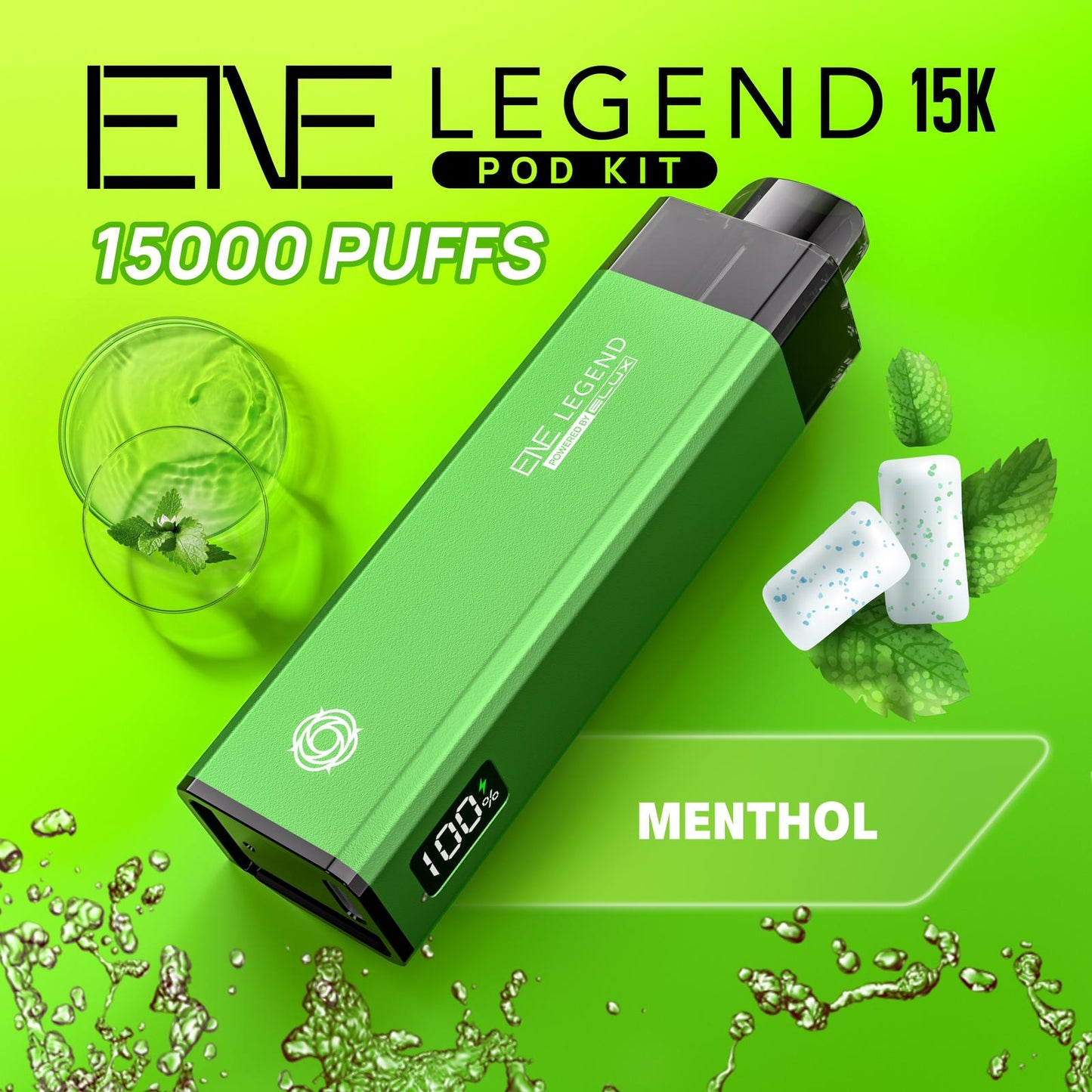 Elux ENE Legend 15k Puffs Prefilled Pod Kit | Box of 5