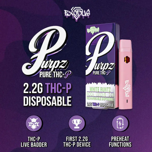 Exodus Purpz Pure THC-P Einweg-Vape 2,2 g