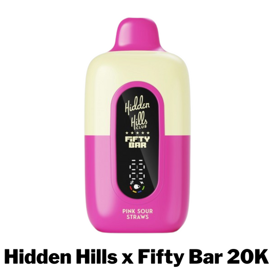 Hidden Hills x Fifty Bar 20k Einweg-E-Zigarette