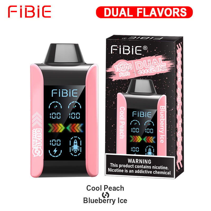 FIBIE 15000 Dual Flavors (Zwei Geschmacksrichtungen, über 100.000 positive Bewertungen) 