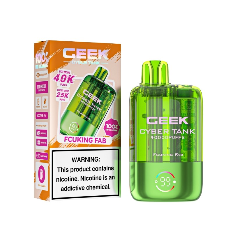 Ceek Cyber ​​Visible Tank 40K Einweg-E-Zigarette 5%