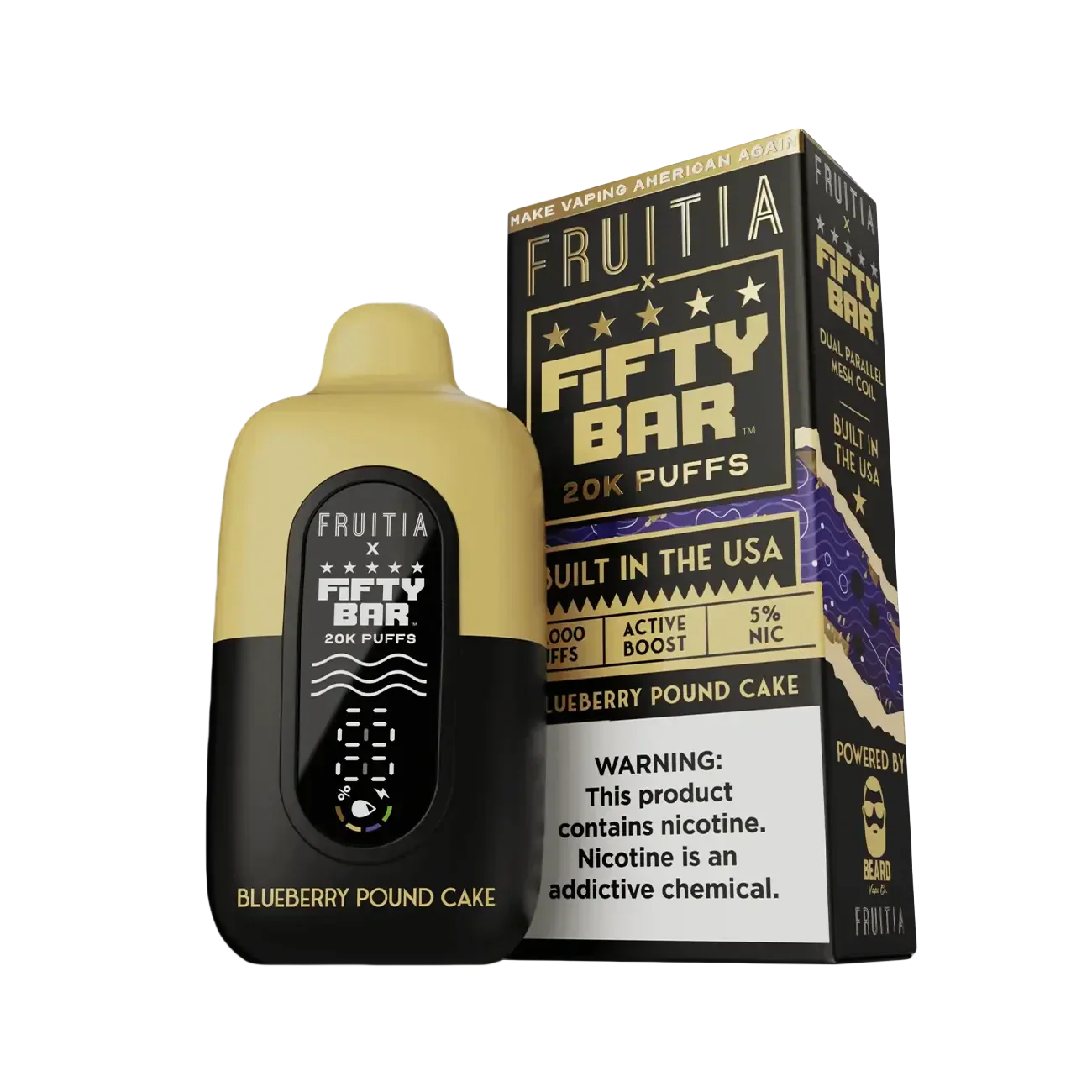 Fifty Bar X Fruitia 20K Einweg-E-Zigarette