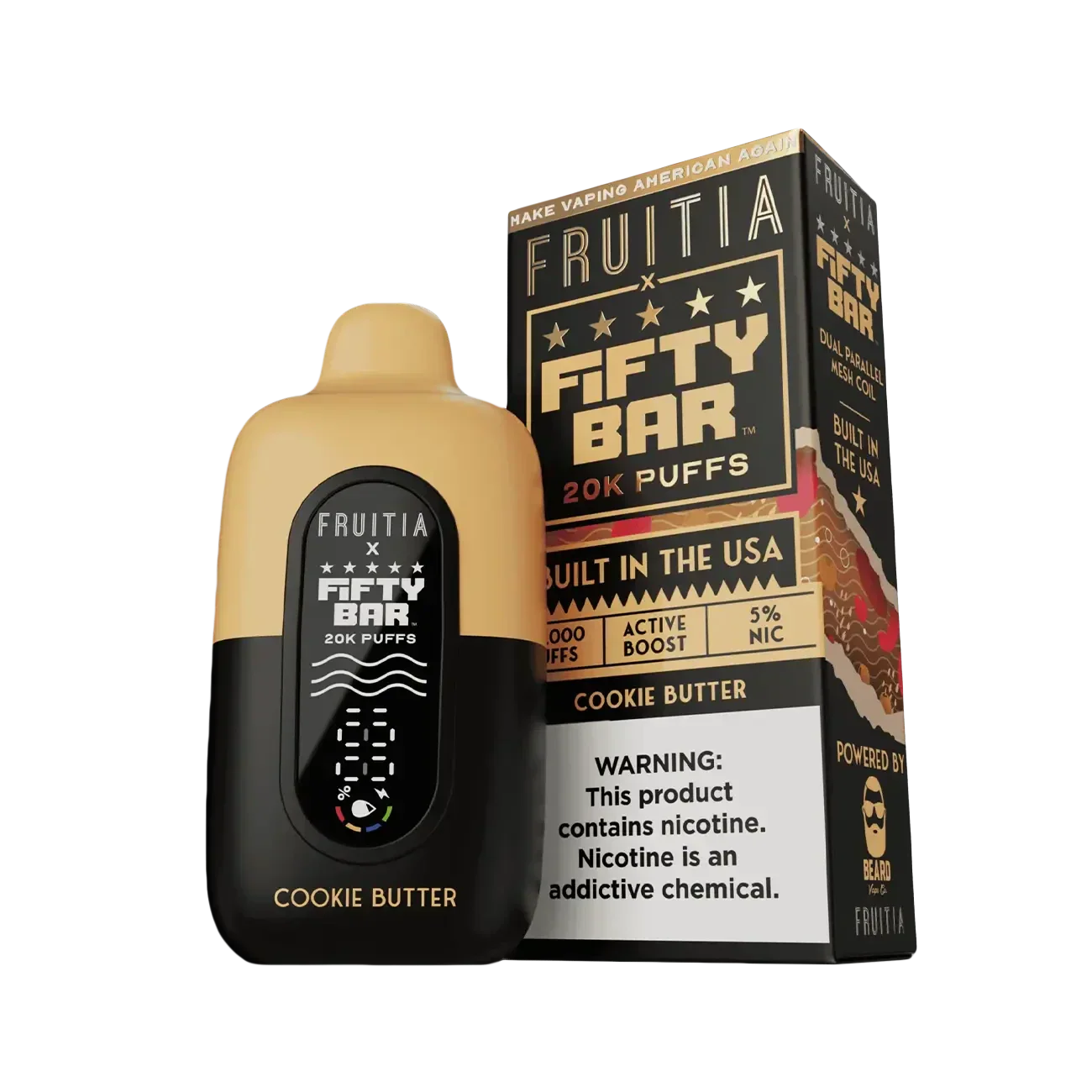 Fifty Bar X Fruitia 20K Einweg-E-Zigarette