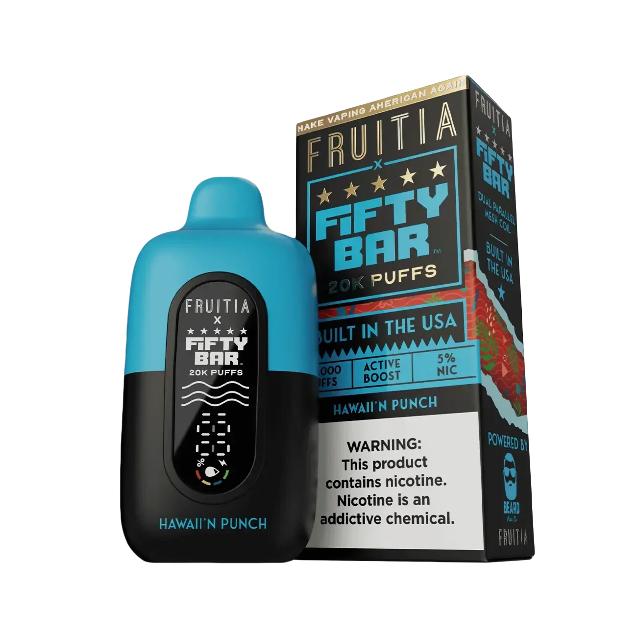 Fifty Bar X Fruitia 20K Einweg-E-Zigarette