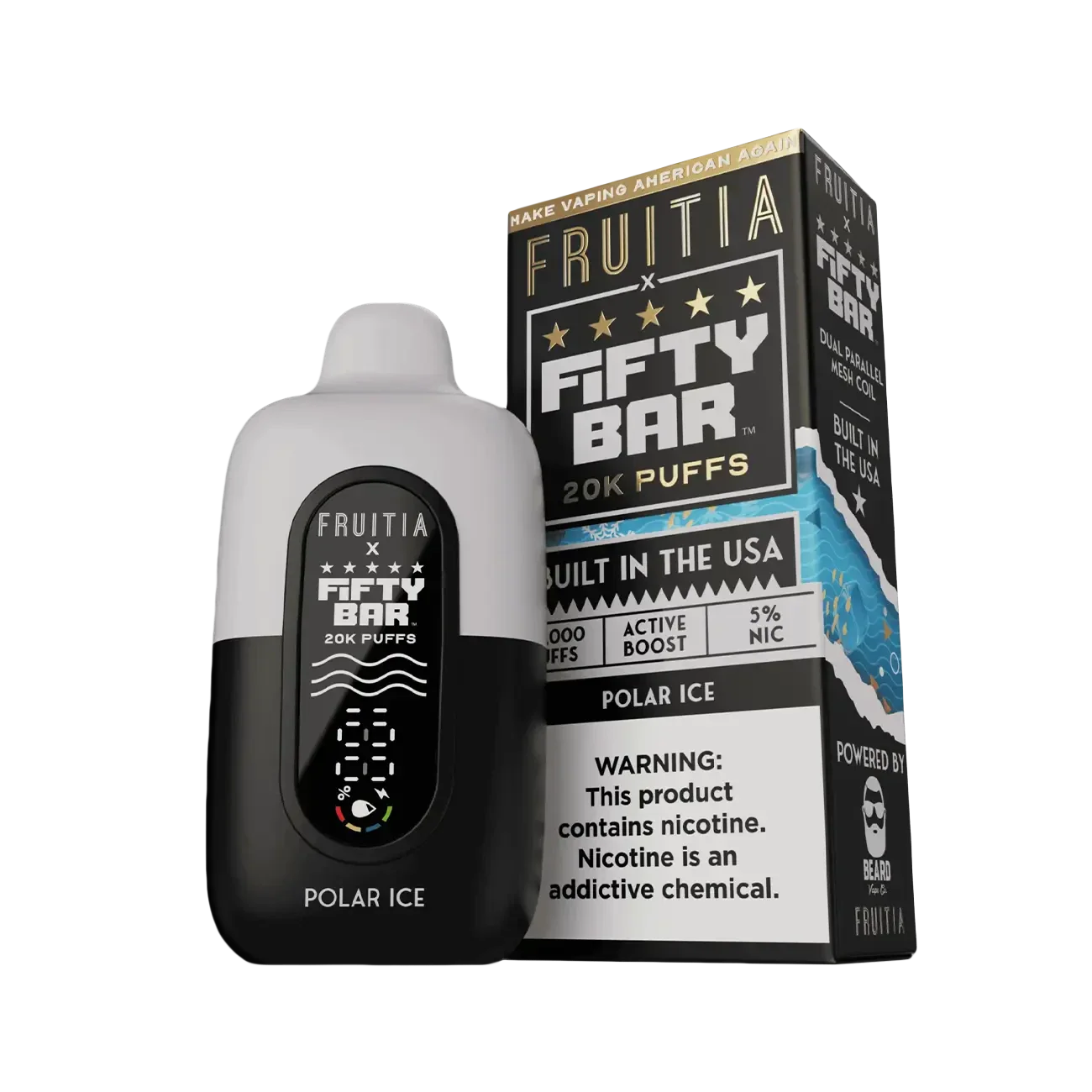 Fifty Bar X Fruitia 20K Disposable Vape