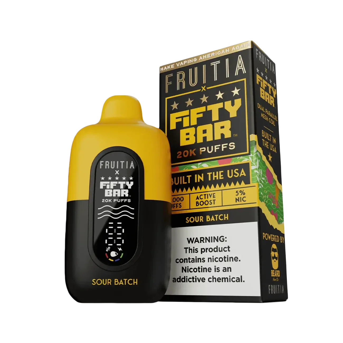 Fifty Bar X Fruitia 20K Einweg-E-Zigarette