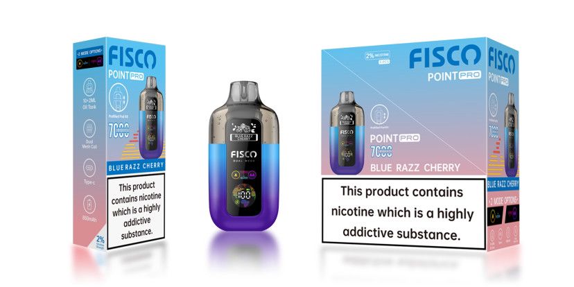 Fisco Point Pro 7000 Puff Prefilled Pod Kit | Box of 5