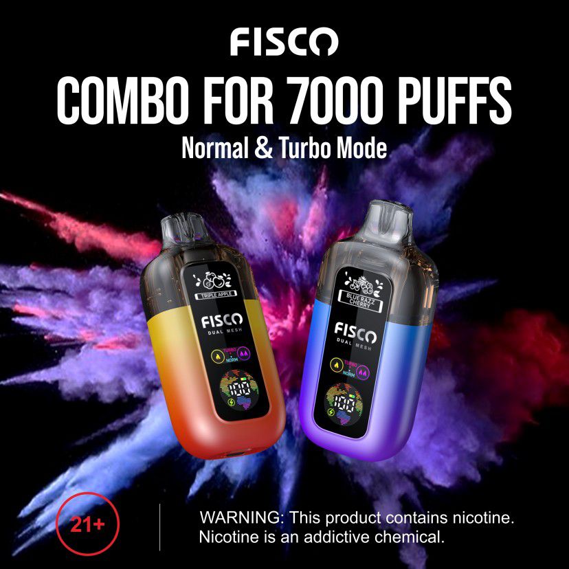 Fisco Point Pro 7000 Puff Prefilled Pod Kit | Box of 5