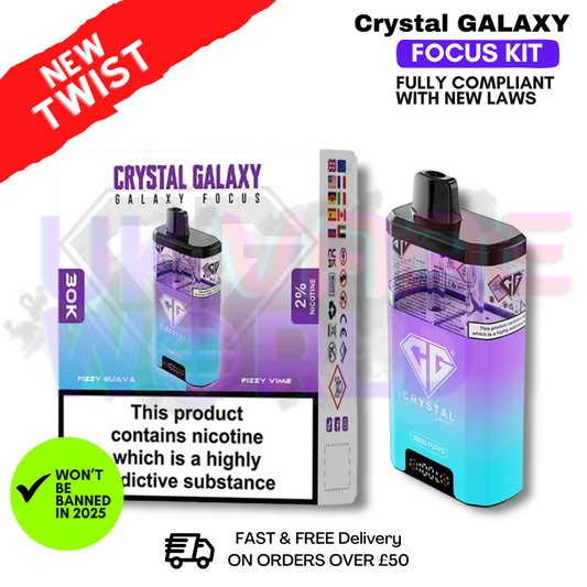 Sprudelndes Guaven-Kristall-Galaxy-30K-Zugset