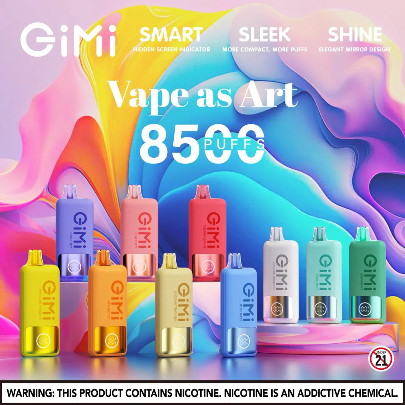 Flum Gimi 8500 Smart Einweg-E-Zigarette
