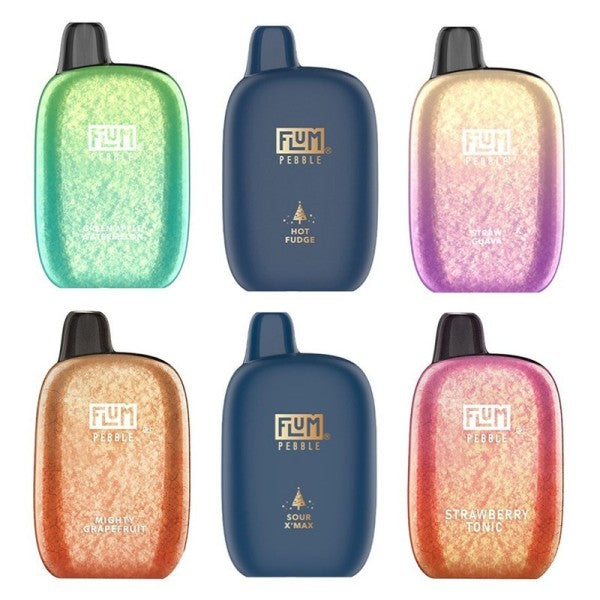 🎄 Flum Pebble 6000 Christmas Edition Disposable Vape (5%,14ml)