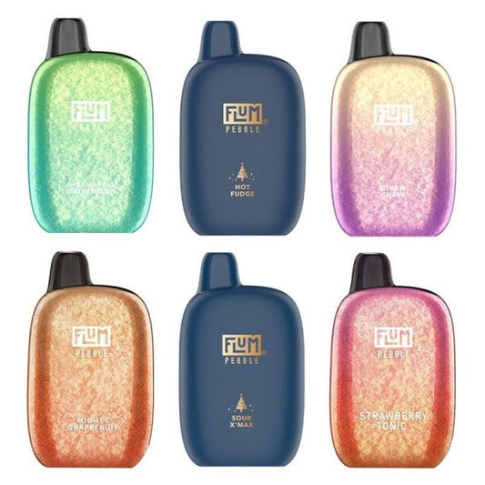 🎄 Flum Pebble 6000 Christmas Edition Disposable Vape (5%,14ml)