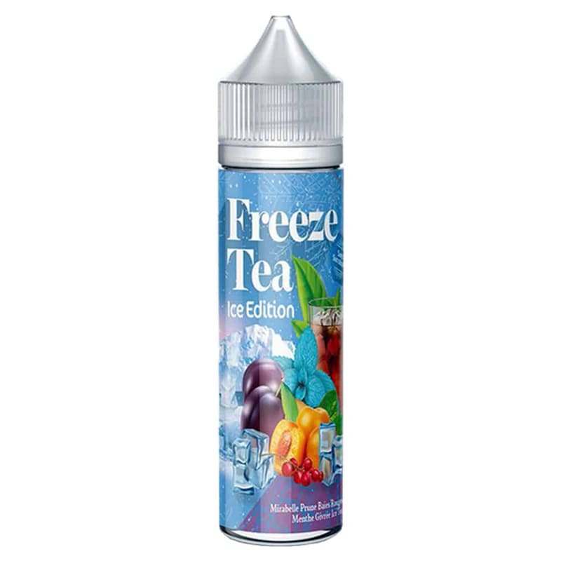 FREEZE TEA Mirabelle Prune Baies Rouges Eistee – E-Liquid 50 ml