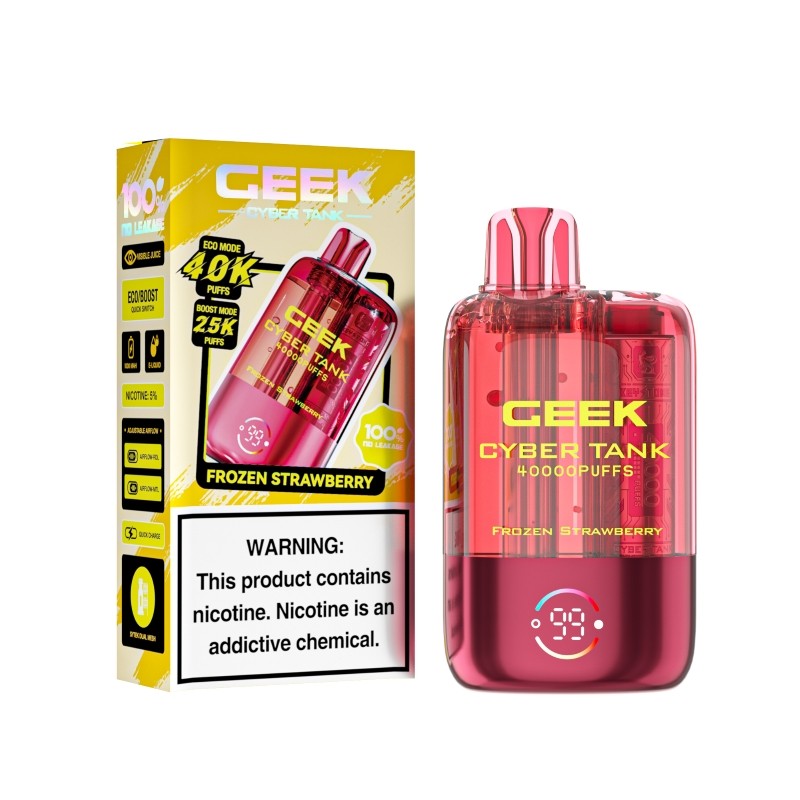 Ceek Cyber ​​Visible Tank 40K Einweg-E-Zigarette 5%