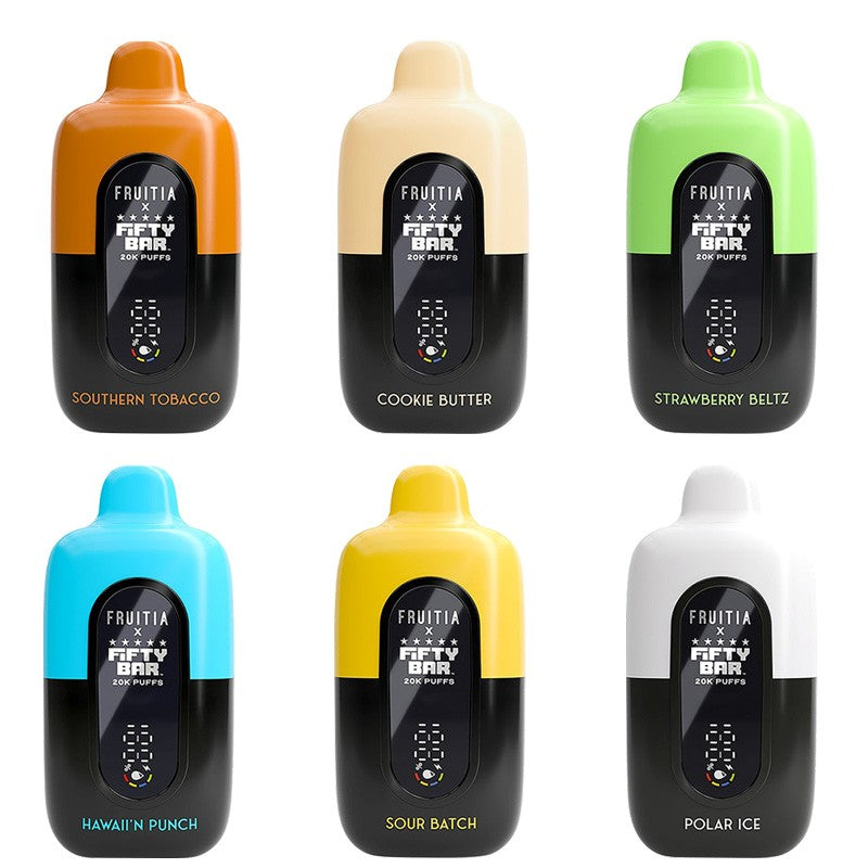 Fruitia X Fifty Bar 20K Einweg-E-Zigarette 18ml 5%