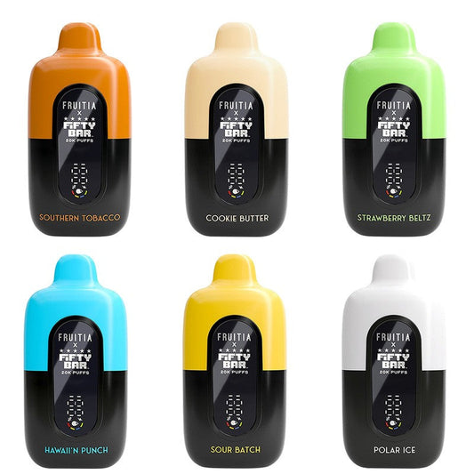 Fruitia X Fifty Bar 20K Einweg-E-Zigarette 18ml 5%