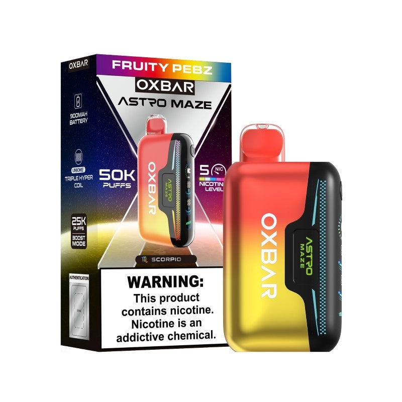 OXBAR Astro Maze 50K 50000 Puffs Disposable Vape 5%
