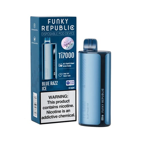 Funky Republic Ti7000 Einweg-E-Zigarette (5 %, 7000 Züge)