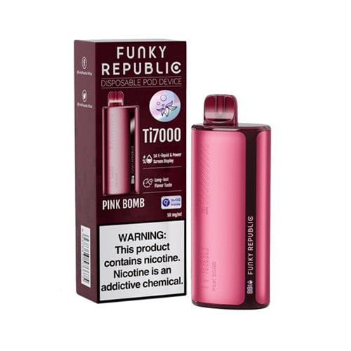 Funky Republic Ti7000 Einweg-E-Zigarette (5 %, 7000 Züge)