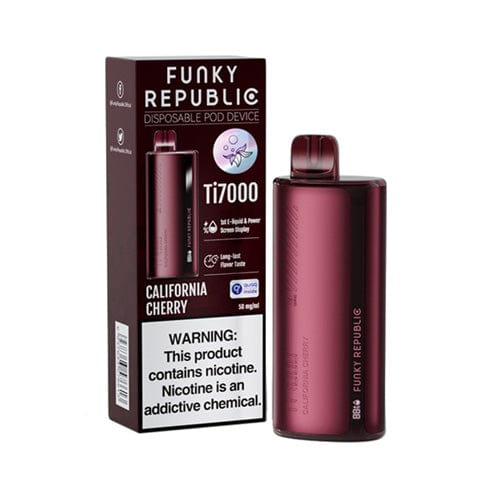 Funky Republic Ti7000 Einweg-E-Zigarette (5 %, 7000 Züge)