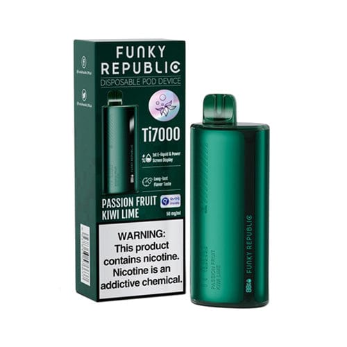 Funky Republic Ti7000 Einweg-E-Zigarette (5 %, 7000 Züge)