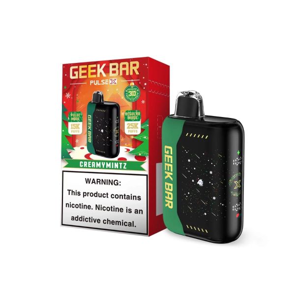 🎄 Geek Bar Pulse X 25K Christmas Edition Disposable Vape 18ml 5%