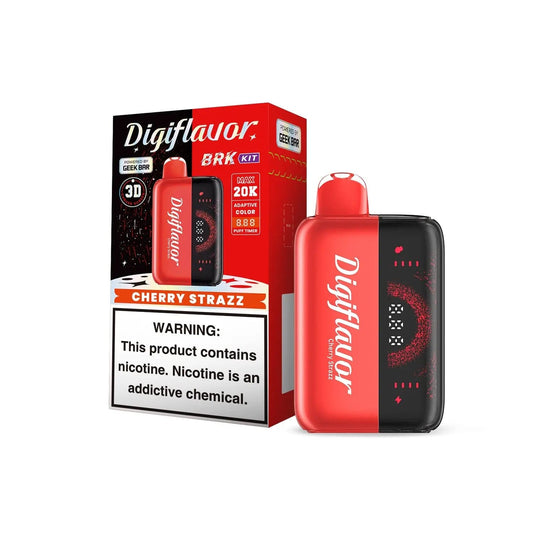 Cherry Strazz - Geek Bar Digiflavor BRK 20k Disposable Vape Kit