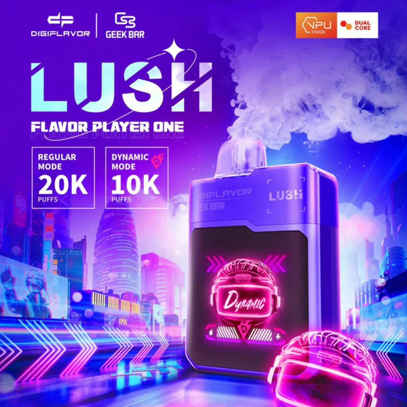 Geek Bar Digiflavor LUSH 20K Puffs Einweg-E-Zigarette