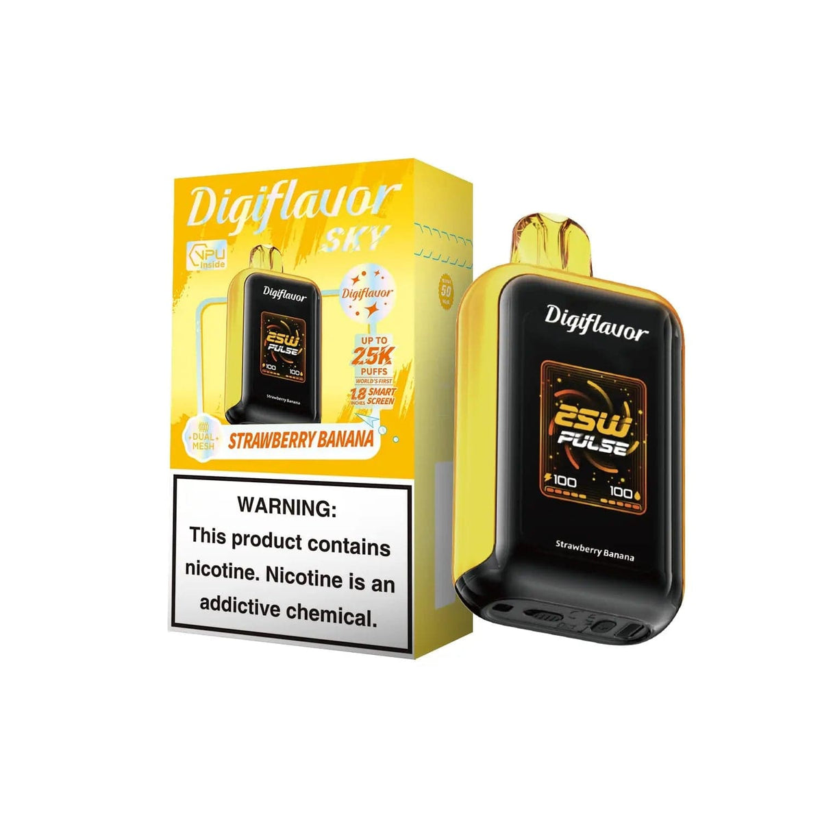 Strawberry Banana - Geek Bar Digiflavor Skyview 25k Disposable Vape