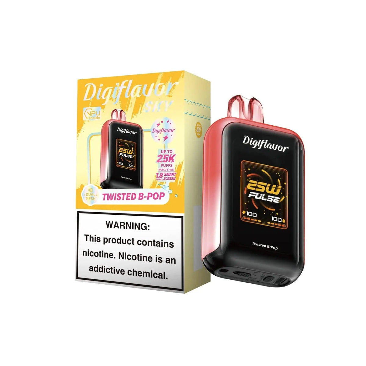 Twisted B Pop - Geek Bar Digiflavor Skyview 25k Disposable Vape