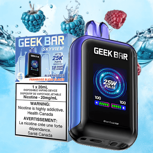 Geek Bar Skyview 25K Einweg-E-Zigarette – Blue Razz Ice