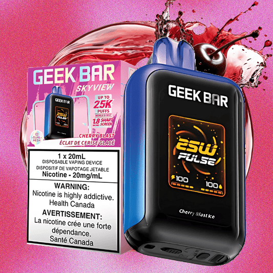 Geek Bar Skyview 25K Einweg-E-Zigarette – Cherry Blast