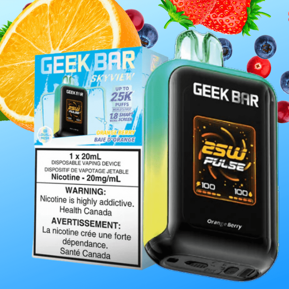 Geek Bar Skyview 25K Einweg-E-Zigarette – Orange-Beere