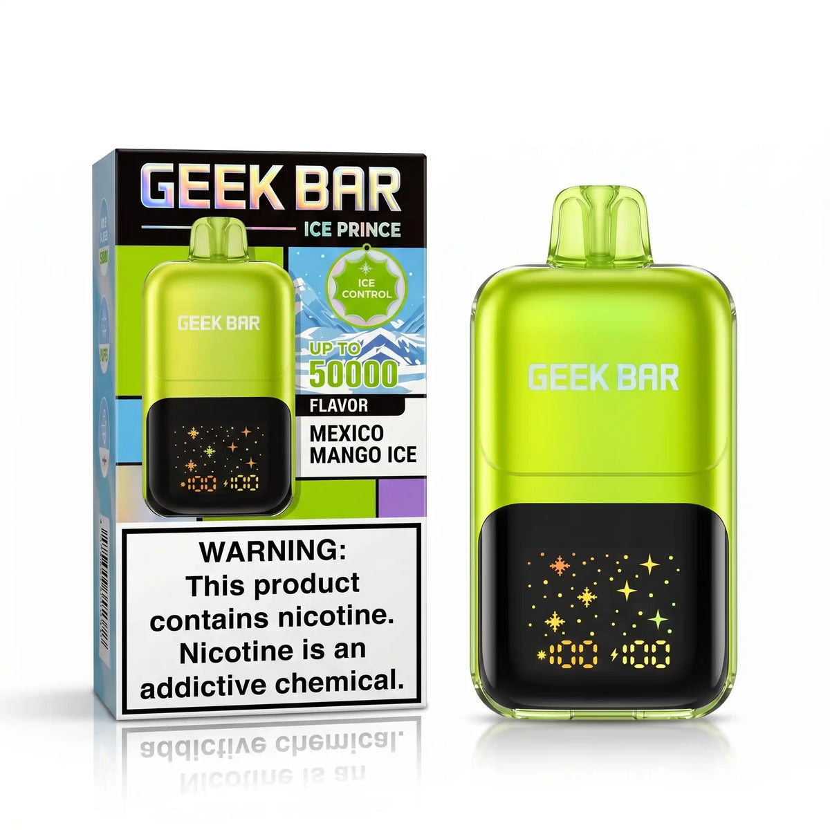 Mexico Mango Ice - Geek Bar Ice Prince 50K Disposable Vape