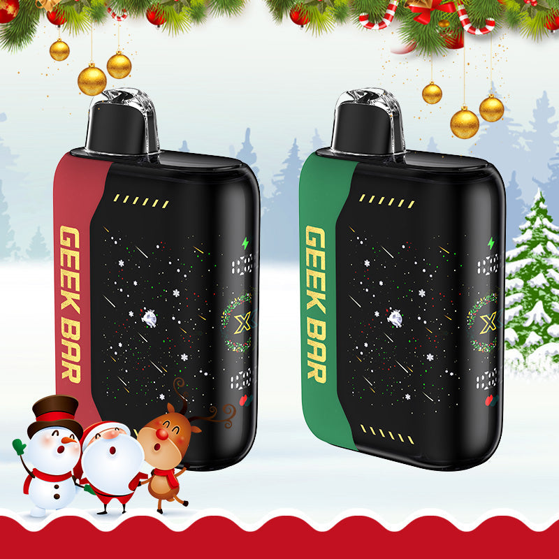 🎄 Geek Bar Pulse X 25K Weihnachtsedition Einweg-E-Zigarette 18 ml 5 %