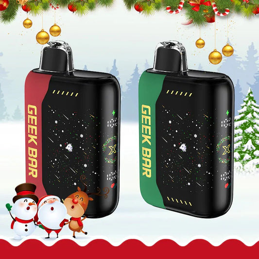 🎄 Geek Bar Pulse X Weihnachtsedition, 25.000 Züge, Einweg-Vape im Großhandel 