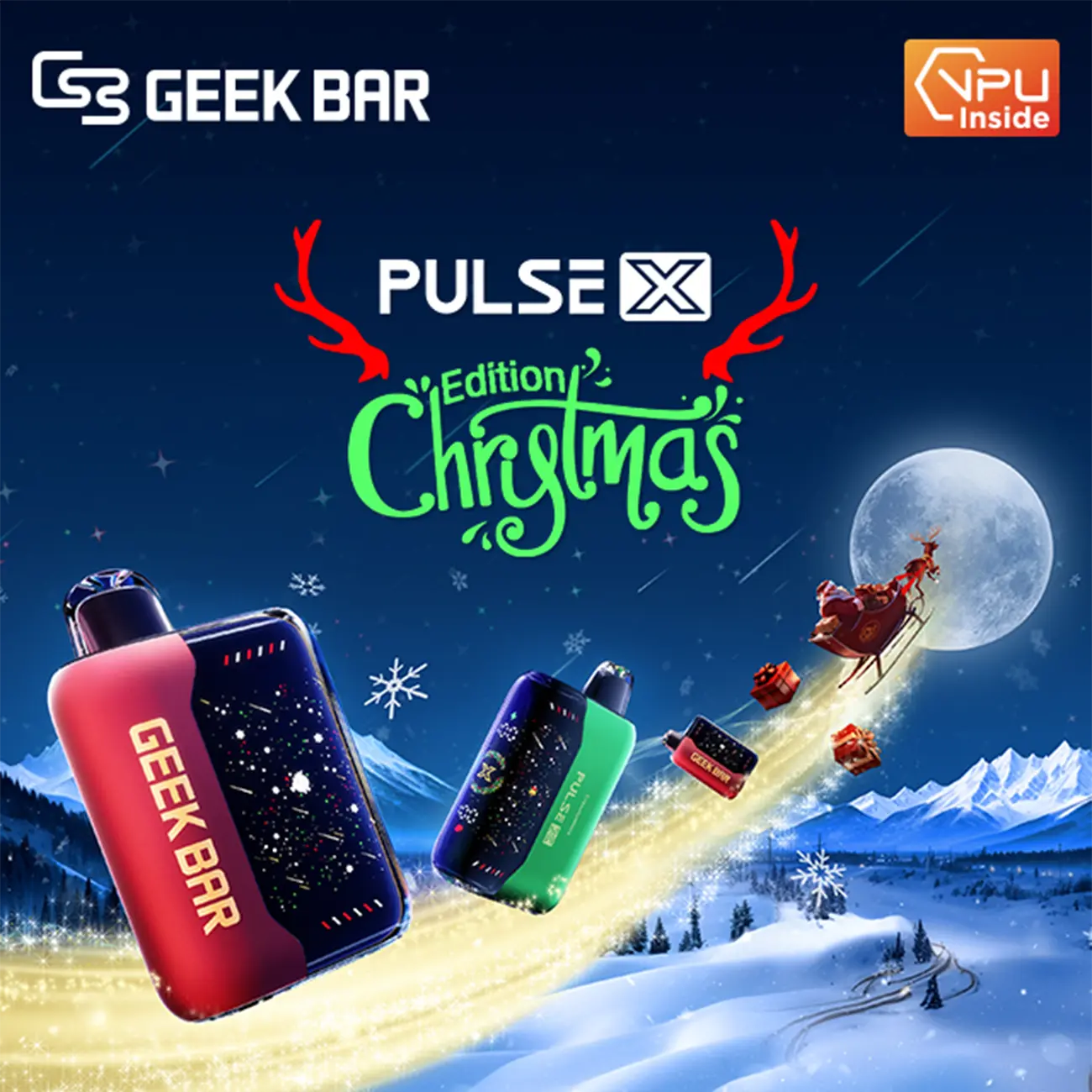 Geek Bar Pulse X Weihnachtsedition Einweg