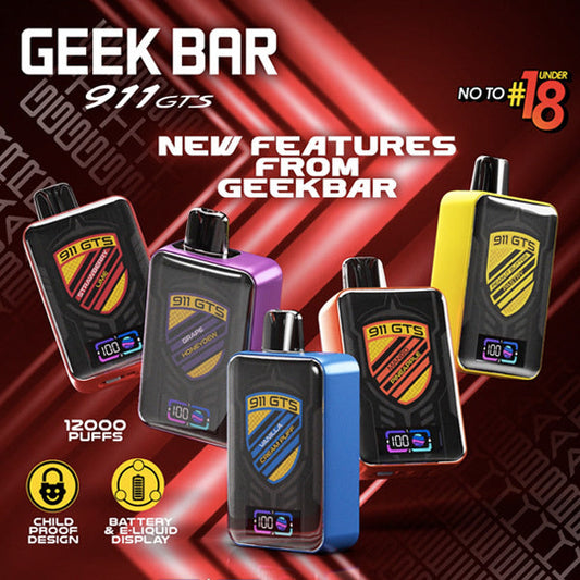 Geek Bar GTS911 12000 Züge Einweg-E-Zigarette Großhandel 