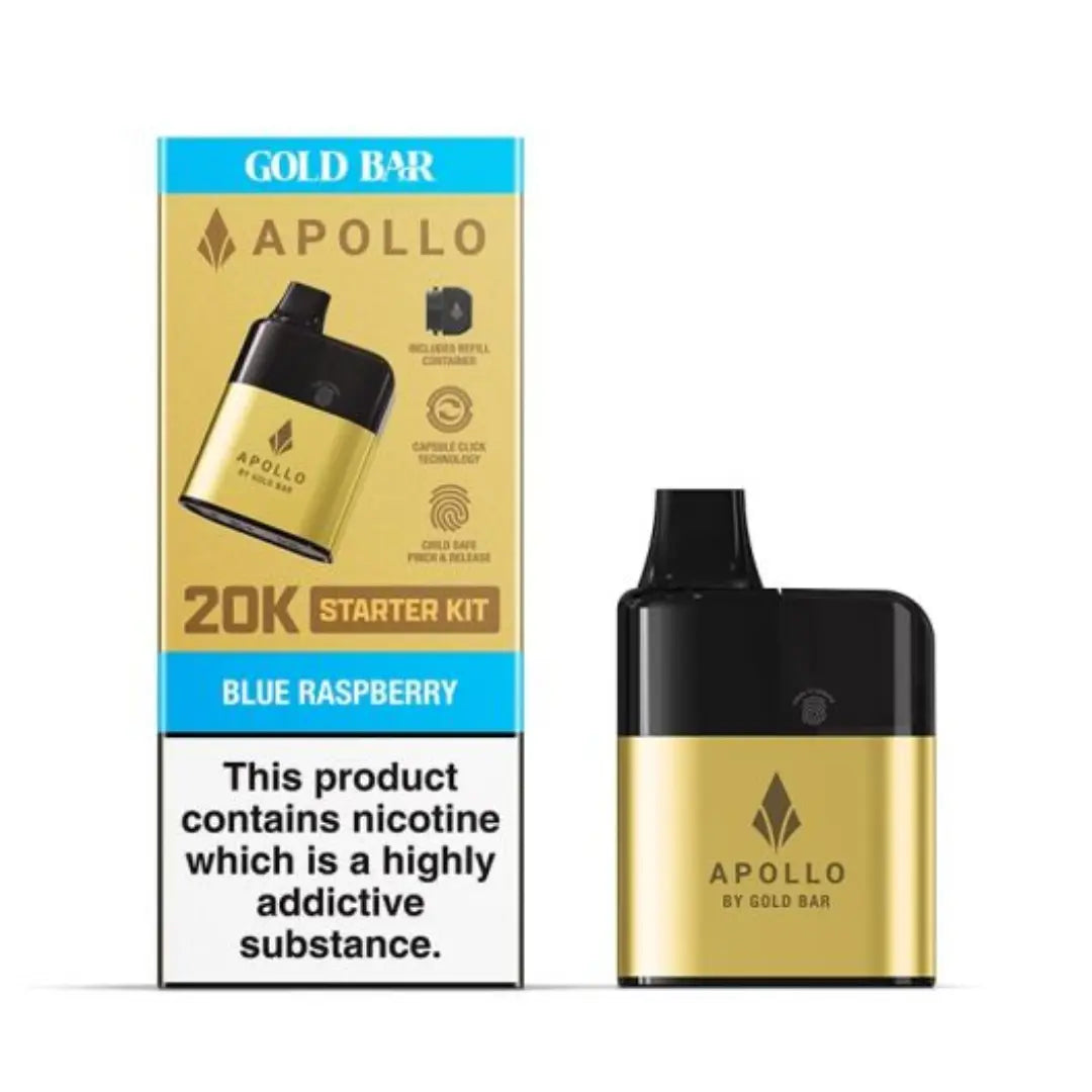 Gold Bar Apollo 20K Puff Prefilled & Reusable Pod Kit