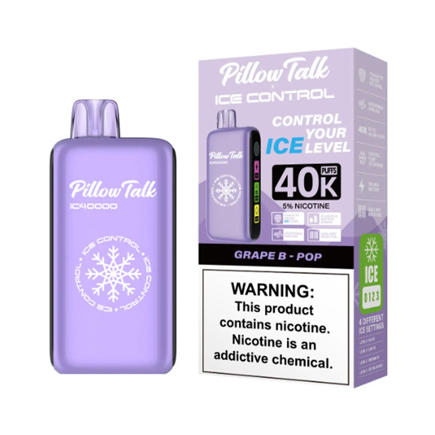 Pillow Talk Ice Control IC40000 Einweg-E-Zigarette