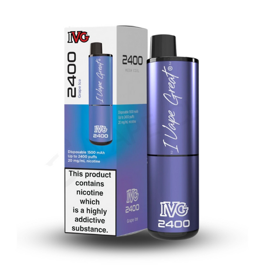Grape Ice - IVG 2400 Disposable Kit
