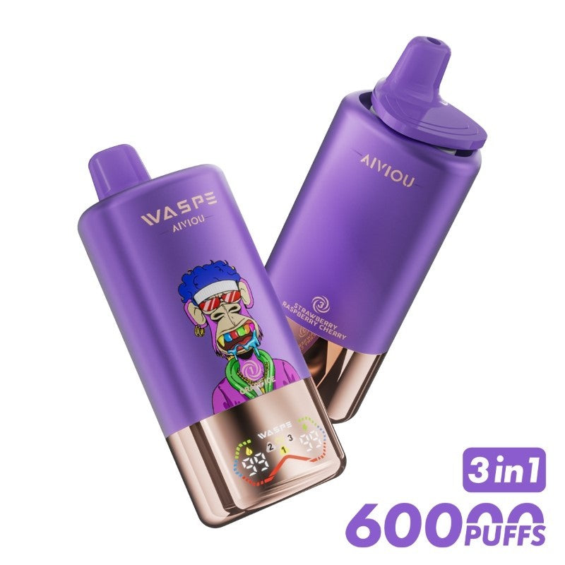 WASPE 60K 3-in-1 Triple Flavor Disposable Vape 54ml 5%