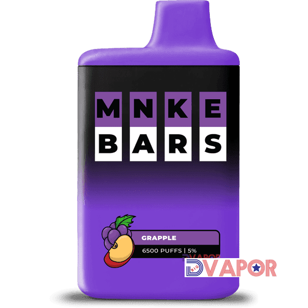 CLEARANCE (Non-Refundable) MNKE Bar 16ml 6500 Puff 5% Rechargeable Disposable Vape