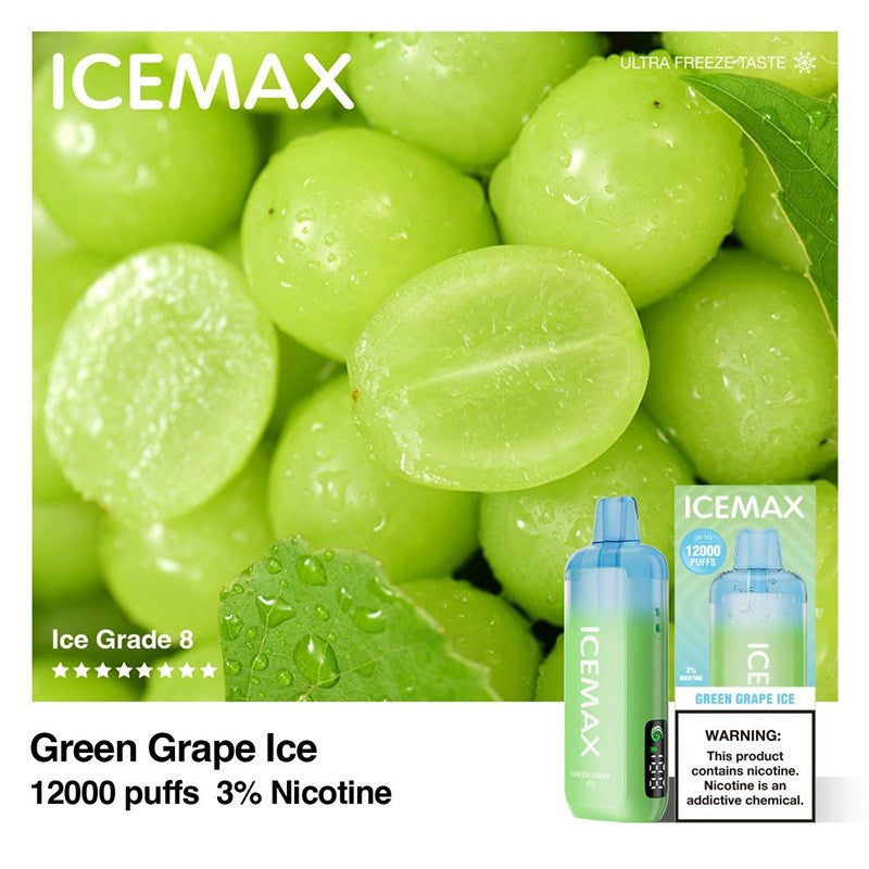 Icemax 12K Disposable Vape 10ml 3%